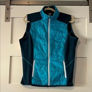 Eddie Bauer Teal and Black Vest